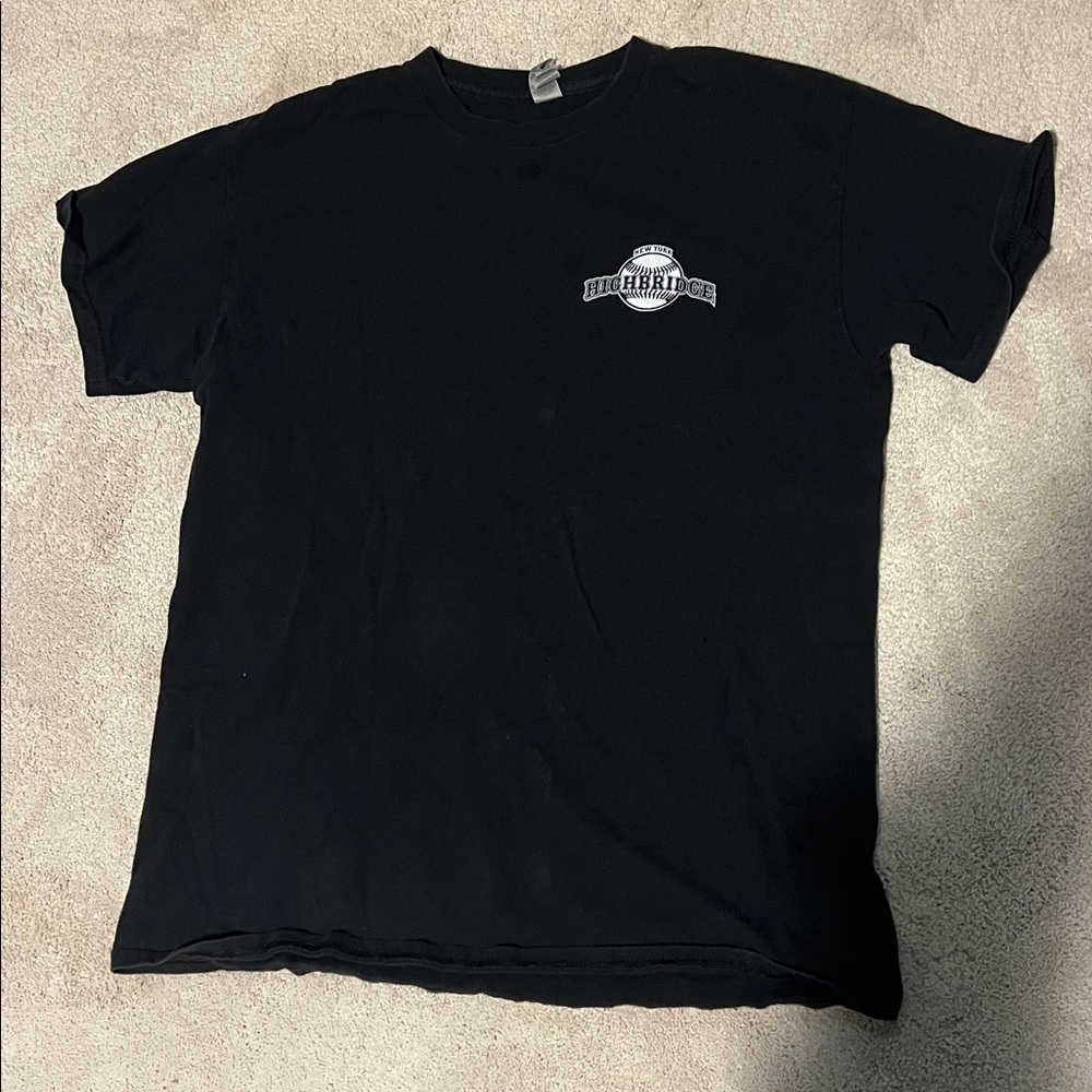 size medium black NY high bridge graphic t shirt